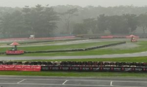 Sirkuit Internasional Sentul diguyur hujan deras.